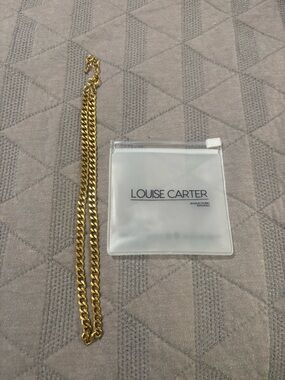 Louise Carter Gold Chain Necklace - Classic Cuban Link
